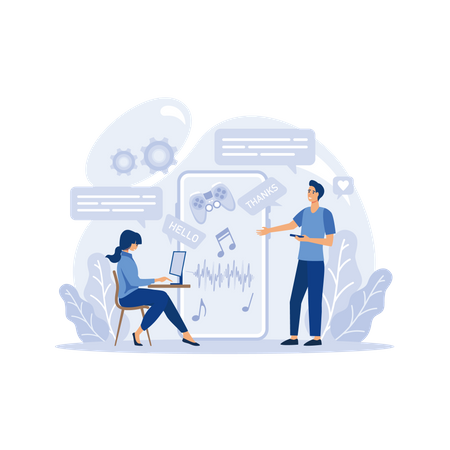 Content manager  Illustration