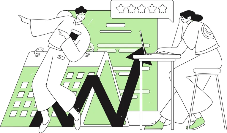 Content Marketing  Illustration