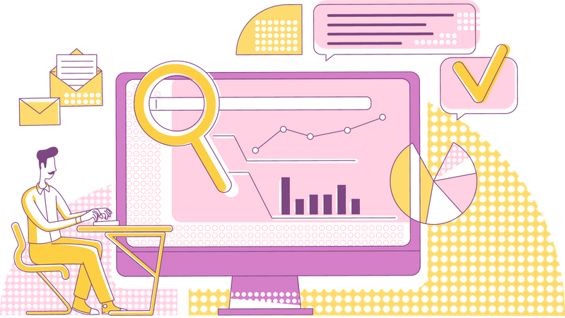 Content marketing metrics  Illustration