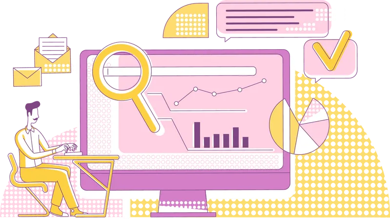 Content marketing metrics  Illustration