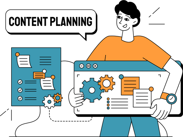 Content Planning Strategy  일러스트레이션