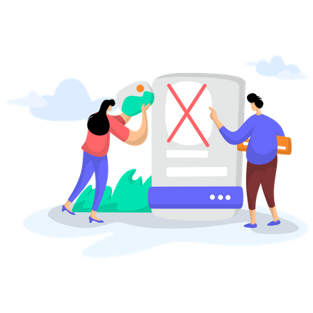 Content Sharing  Illustration