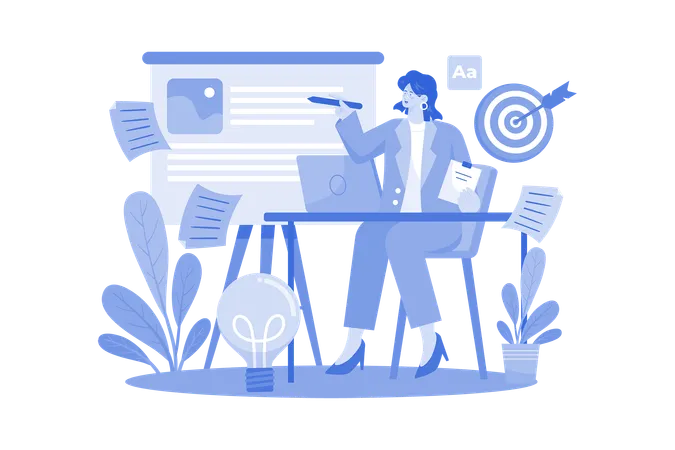 Content Strategist  Illustration