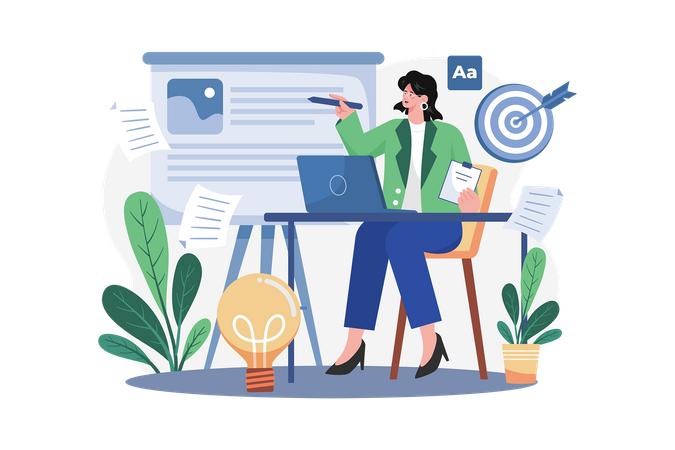 Content Strategist  イラスト