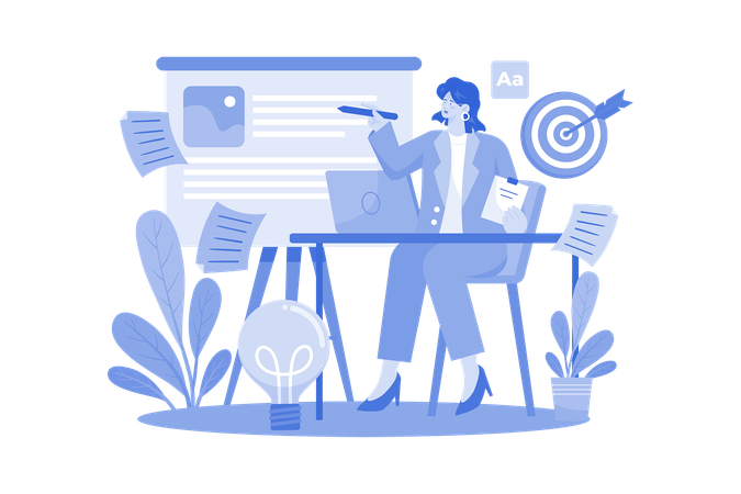 Content Strategist  イラスト