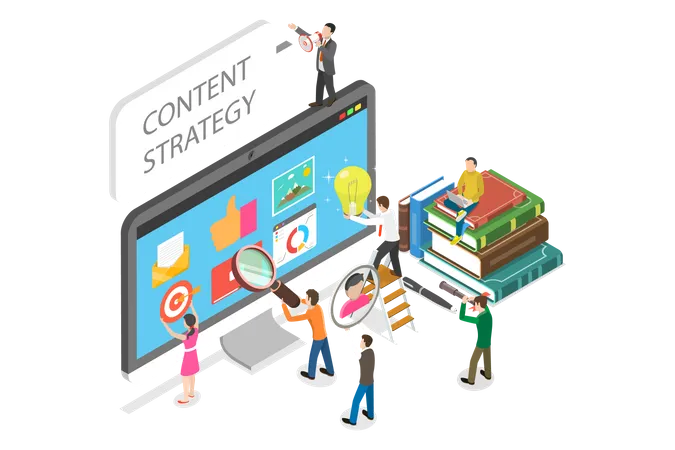 Content Strategy Illustration
