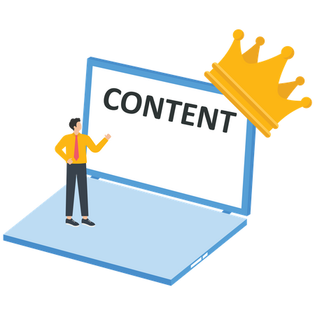 Content strategy for advertising and marketing  イラスト