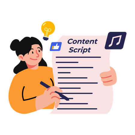 Content writting  Illustration