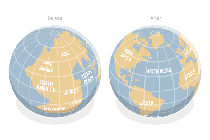 Continental Drift  Illustration