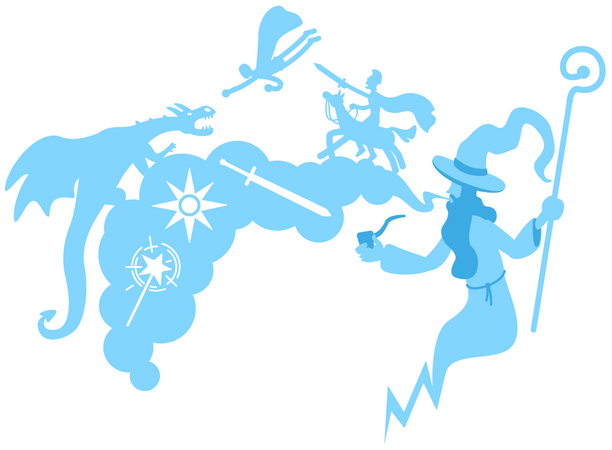 Conto de fantasia  Ilustração