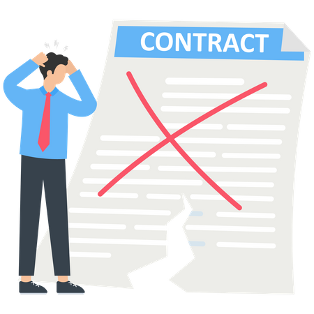 Contract cancellation  Illustration