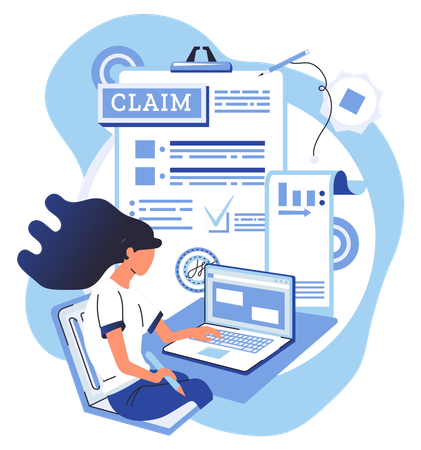 Contract legal agreement outlining terms and conditions  Illustration