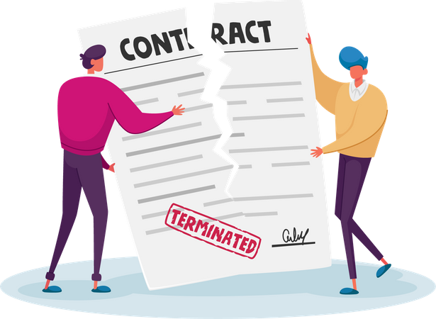 Contract termination Illustration
