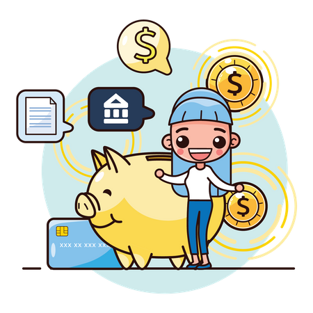 Contrato de cuenta de ahorro  Ilustración