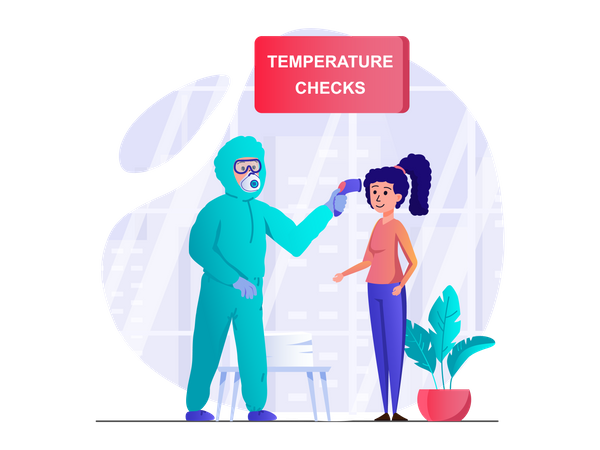 Control de temperatura  Ilustración