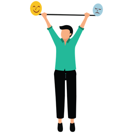 Control Emotion  Illustration