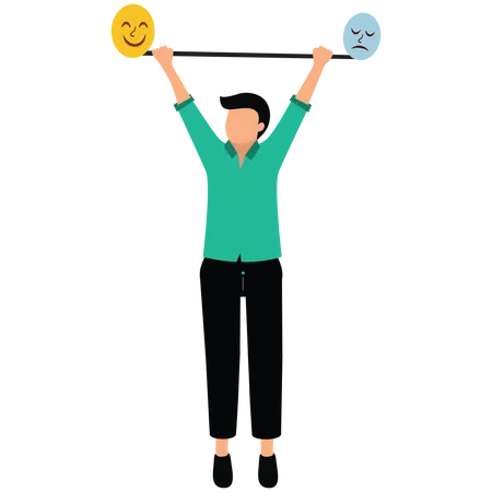 Control Emotion  Illustration