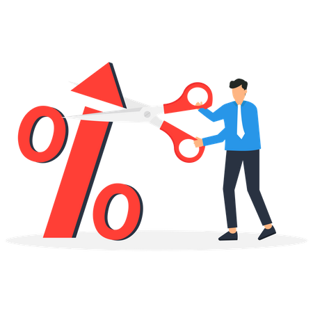 Control interest The decrease in interest rates  Illustration