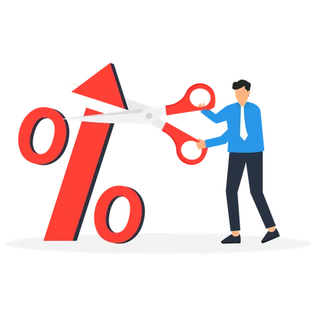 Control interest The decrease in interest rates  Illustration