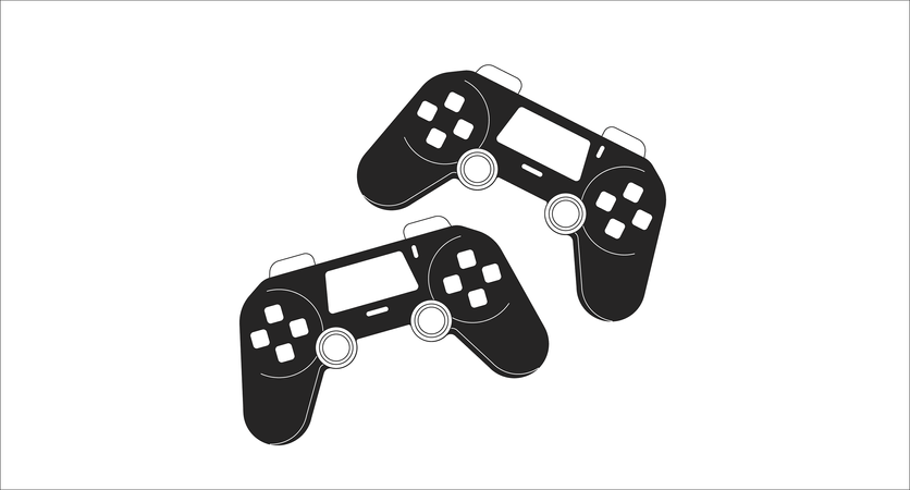 Controller joystick  イラスト