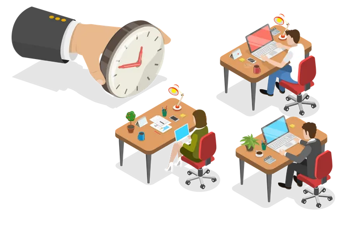 Controlling Employee Hours  Illustration
