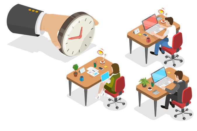 Controlling Employee Hours  Illustration