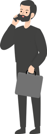 Conversation d'affaires  Illustration