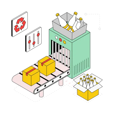 Conveyor Belt  Illustration