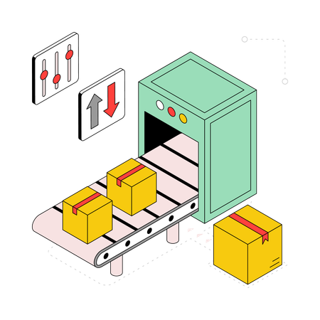 Conveyor Belt  Illustration
