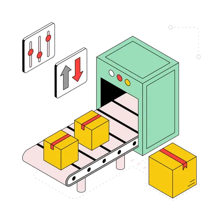 Conveyor Belt  Illustration