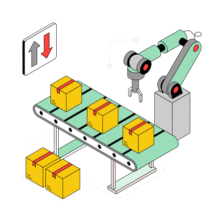 Conveyor Belt  Illustration