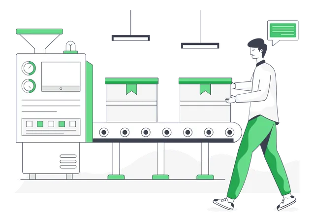 Conveyor Belt  Illustration