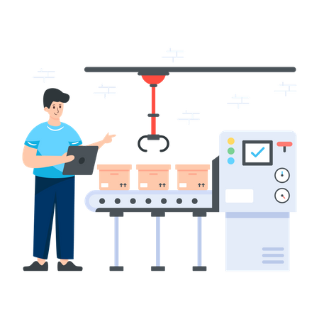 Conveyor Belt  Illustration