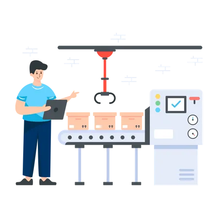 Conveyor Belt  Illustration