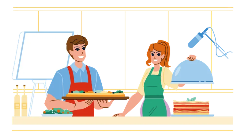 Coocking show  Illustration