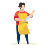 chef assistant illustration free download