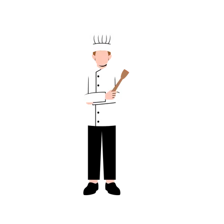 Cook male Illustration