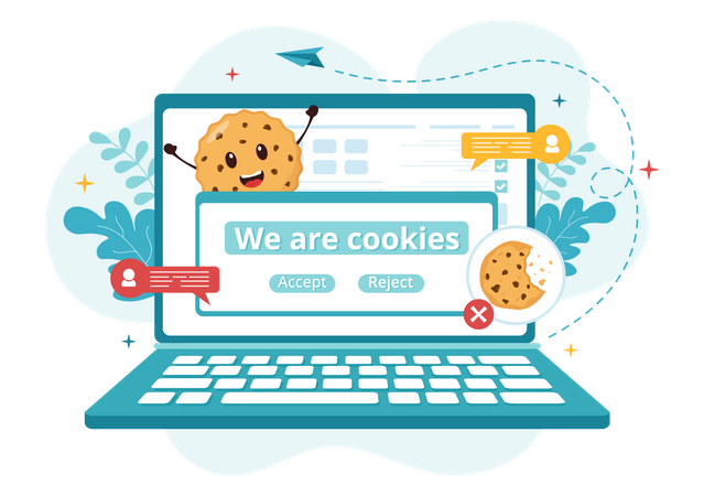 Cookies de Internet  Ilustración