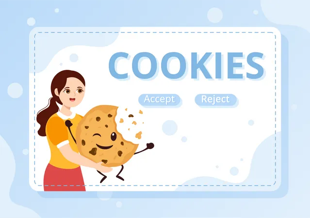 Cookies de Internet  Ilustración