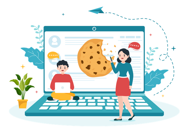 Cookies Internet  Illustration