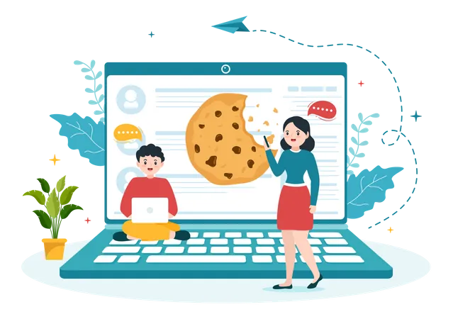 Cookies Internet  Illustration