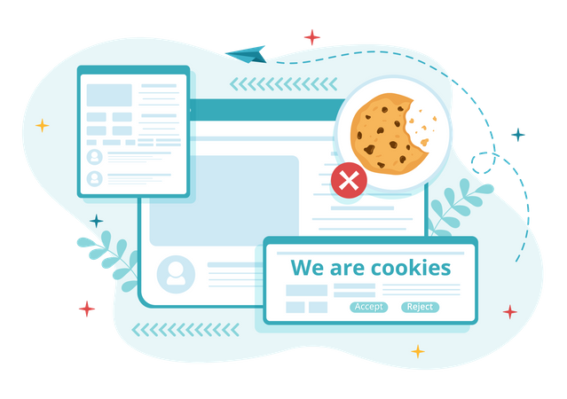 Cookies da Internet  Ilustração