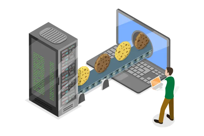 Cookies Setup  Illustration