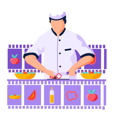 Cooking blog  Illustration