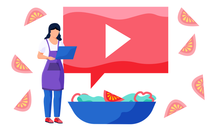 Cooking blog  Illustration