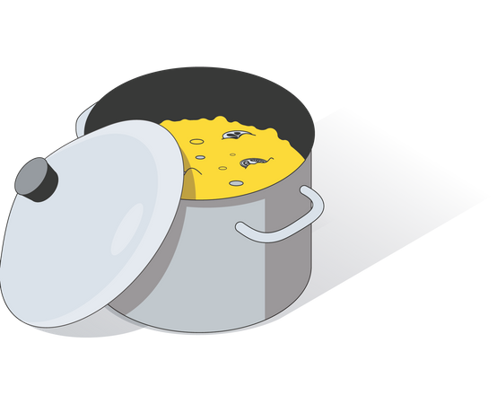 Cooking Bowl  일러스트레이션
