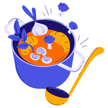 Cooking pot  イラスト