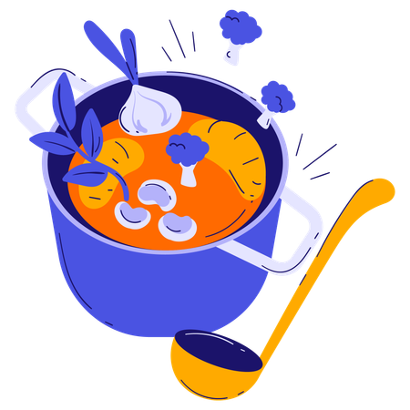 Cooking pot  Illustration