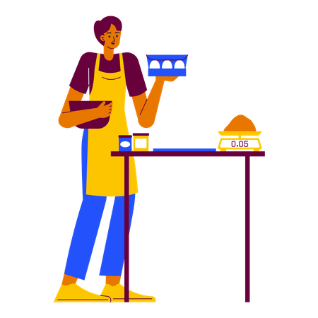 Cooking preparation  Illustration