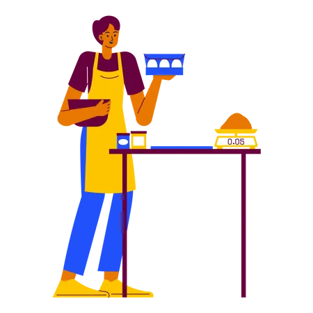 Cooking preparation  Illustration